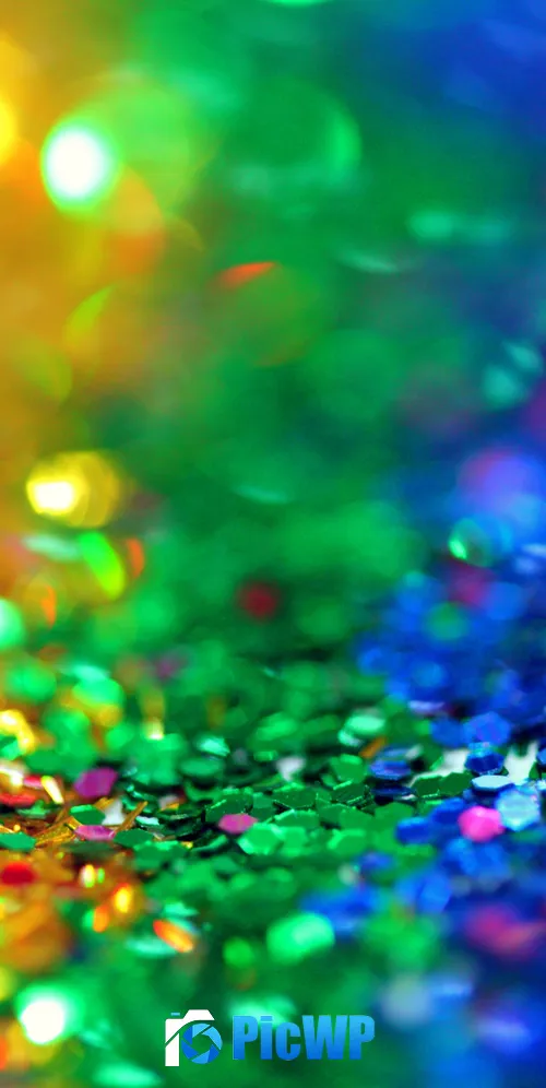 Glitter Colorful 3K Mobile Wallpaper