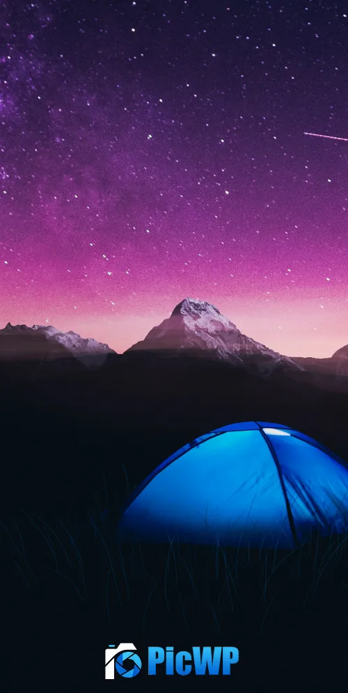 Mountains Night 3K Mobile Wallpaper