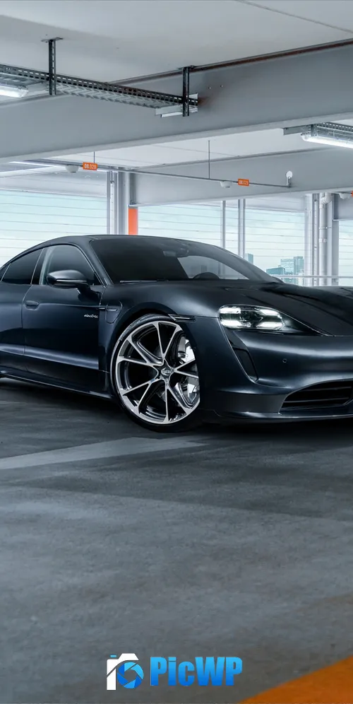 Porsche Taycan Turbo TechArt 3K Mobile Wallpaper
