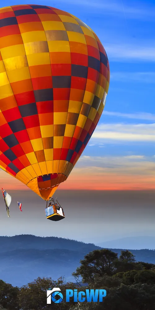 Hot air balloons Landscape 3K Mobile Wallpaper