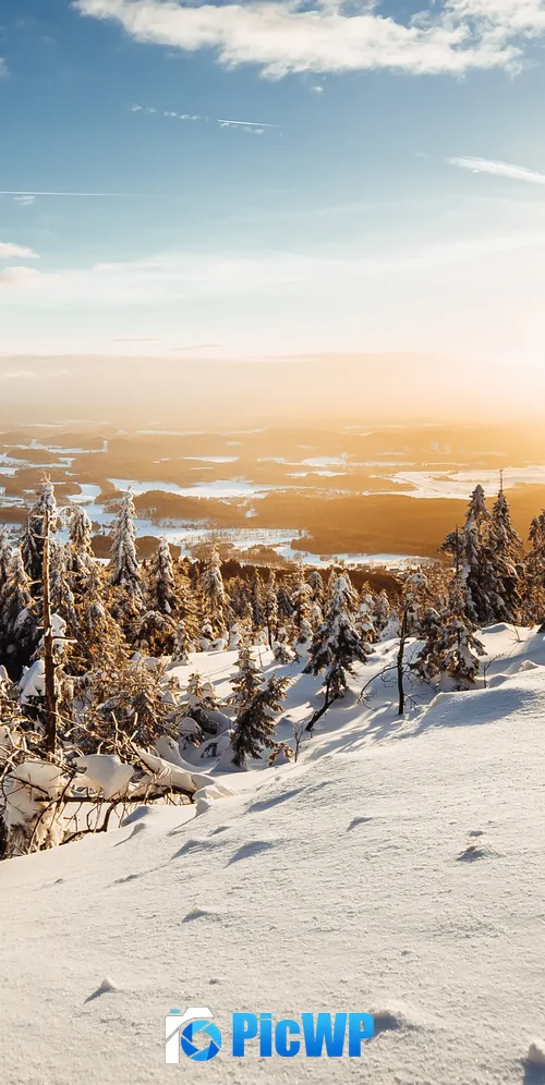 Winter Landscape 3K Mobile Wallpaper
