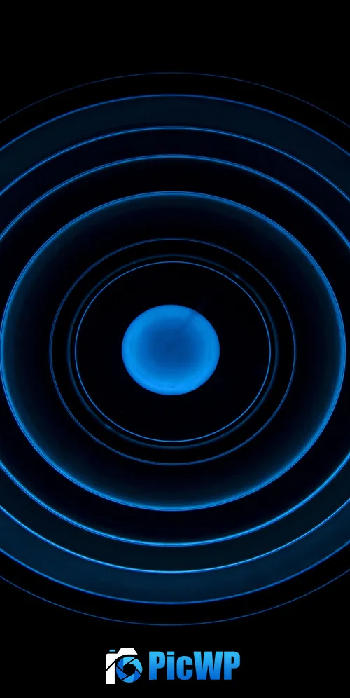Circles Illusion 3K Mobile Wallpaper