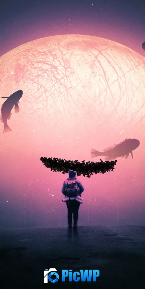 Explorer Alone 3K Mobile Wallpaper