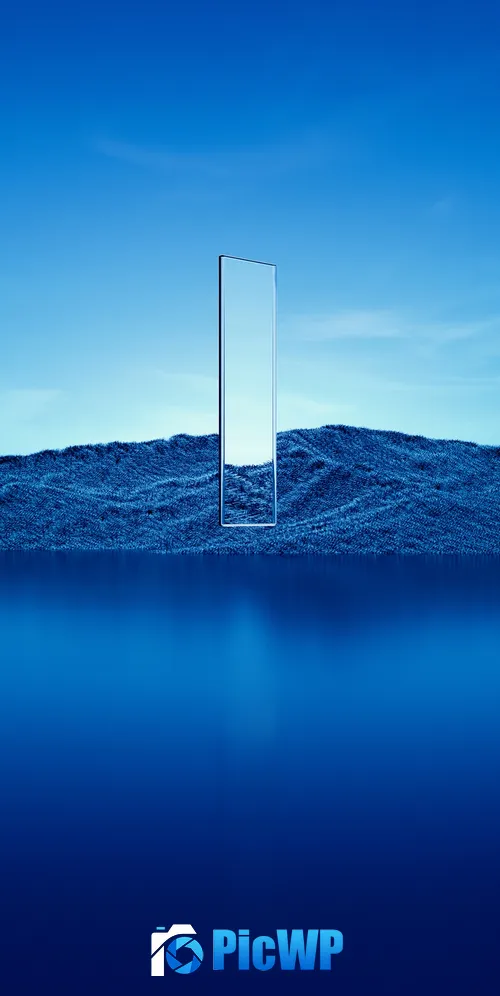 Island Glass 3K Mobile Wallpaper