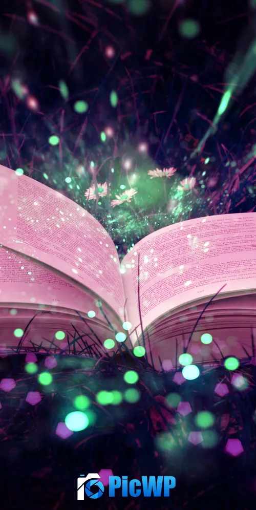 Magic Book 3K Mobile Wallpaper