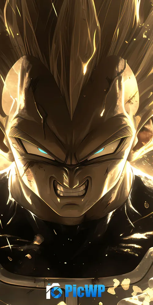 Vegeta AI art 3K Mobile Wallpaper