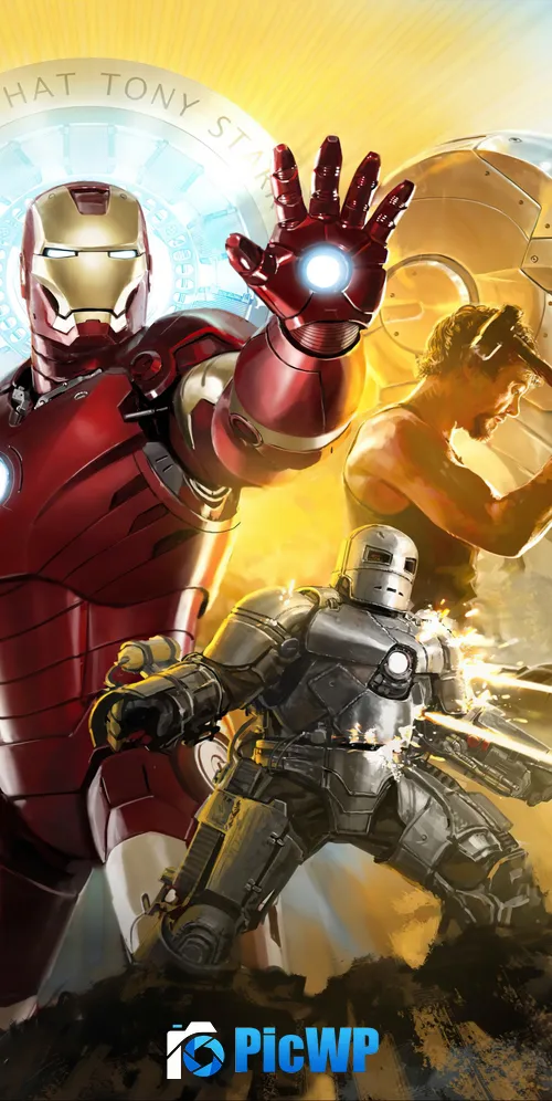 Iron Man Movie poster 3K Mobile Wallpaper