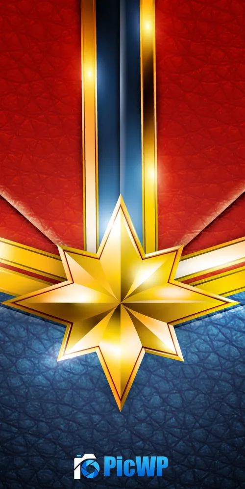 Captain Marvel Suit 3K Mobile Wallpaper