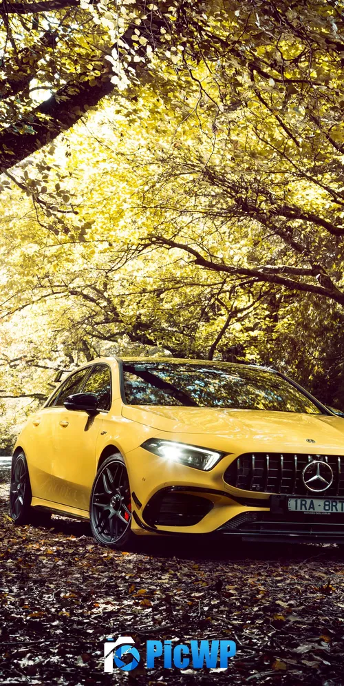 Mercedes-AMG A 45 S 4MATIC Aerodynamic Package 3K Mobile Wallpaper
