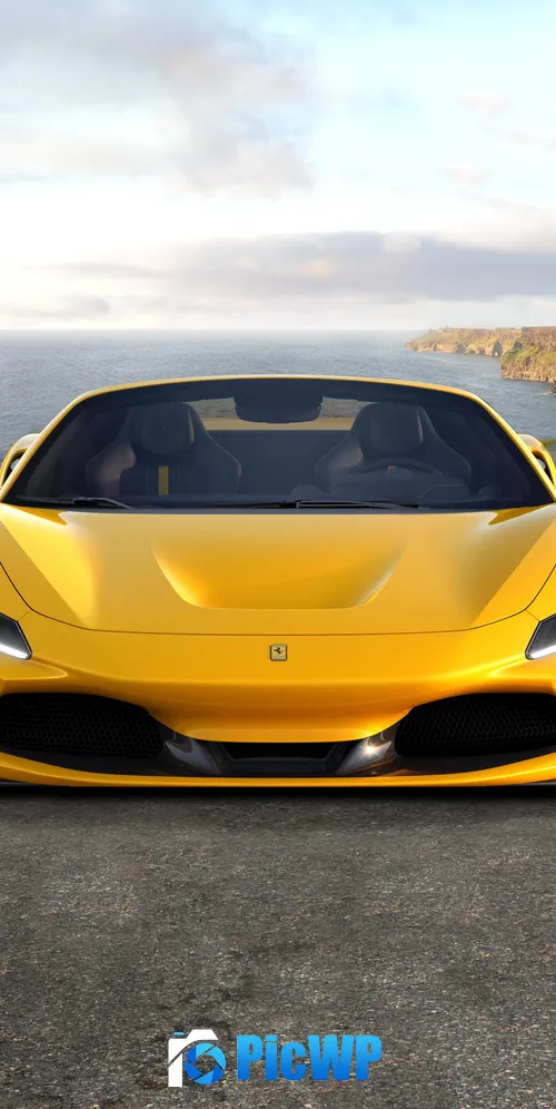 Ferrari F8 Spider 3K Mobile Wallpaper
