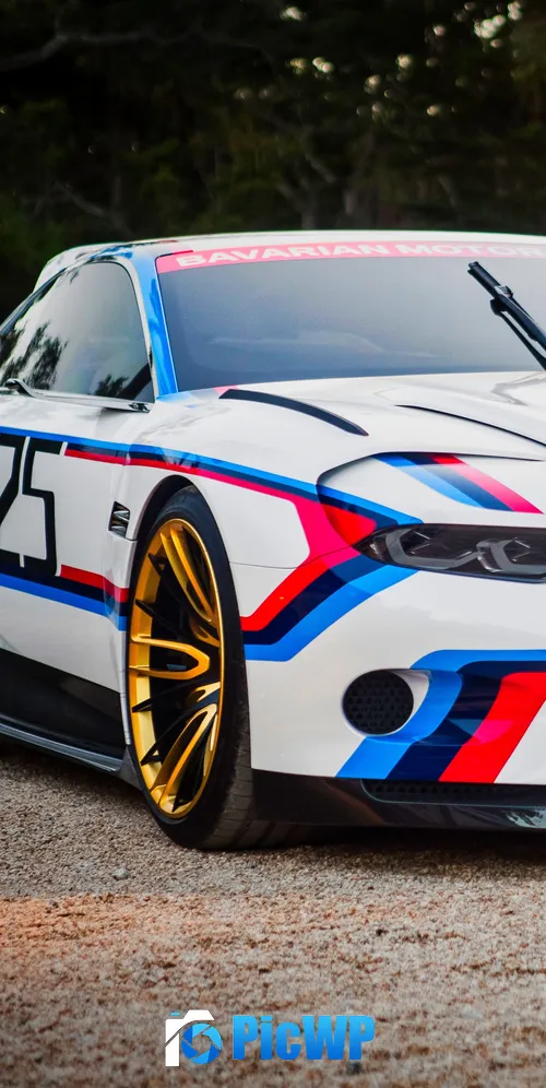 BMW 3.0 CSL Hommage R Concept cars 3K Mobile Wallpaper