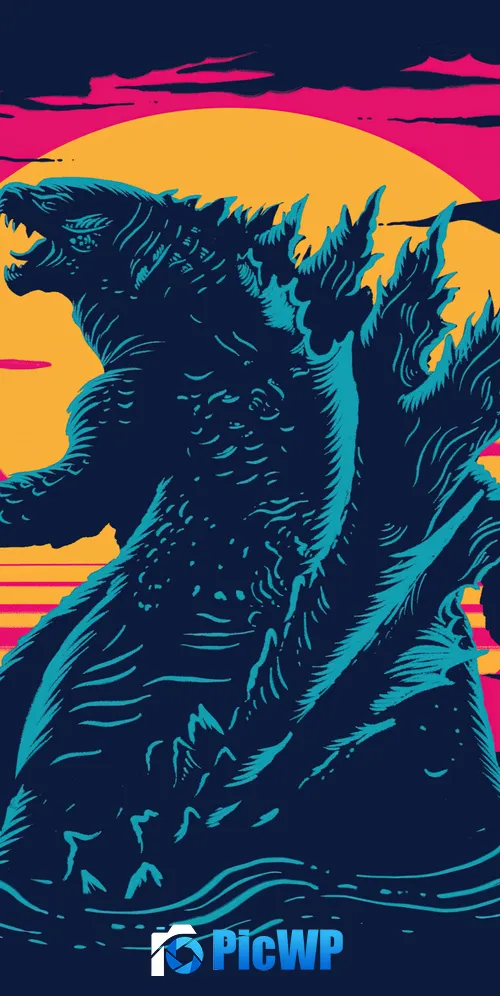 Godzilla Artwork 3K Mobile Wallpaper