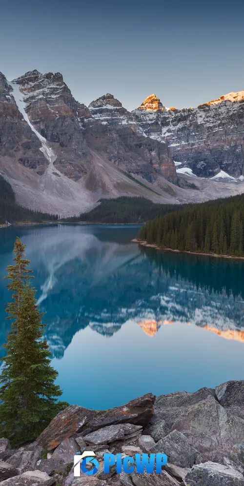 Moraine Lake Landscape 3K Mobile Wallpaper