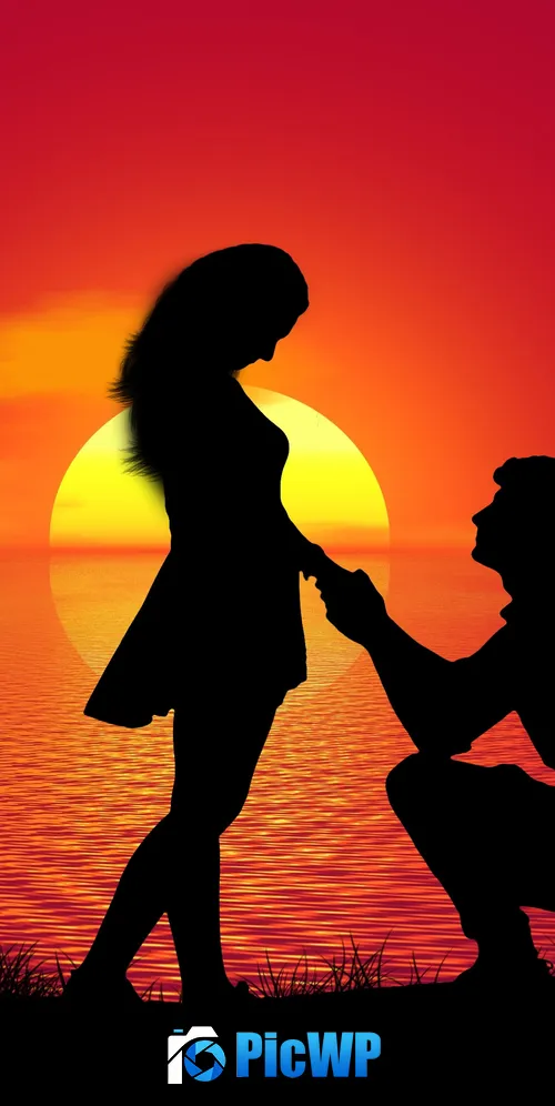 Couple Proposal 3K Mobile Wallpaper