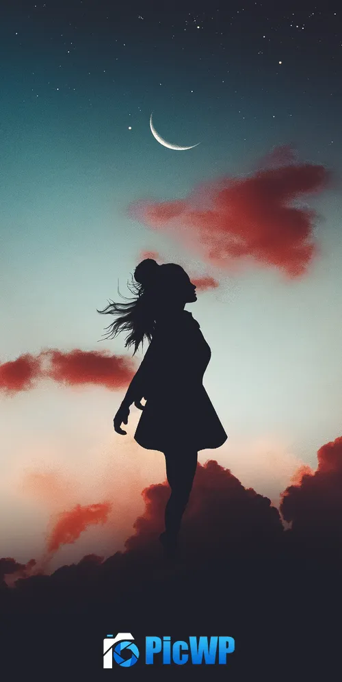 Girl Mood 3K Mobile Wallpaper