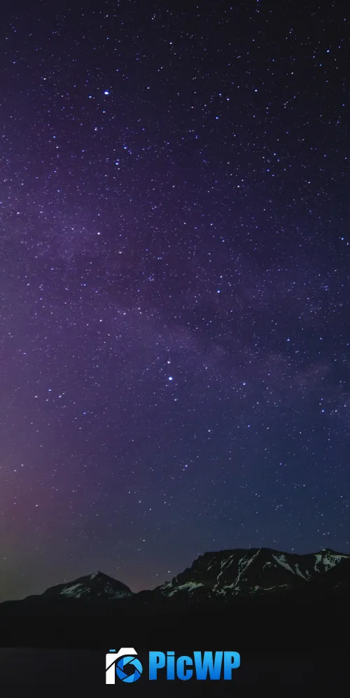 Aurora Borealis Milky Way 3K Mobile Wallpaper