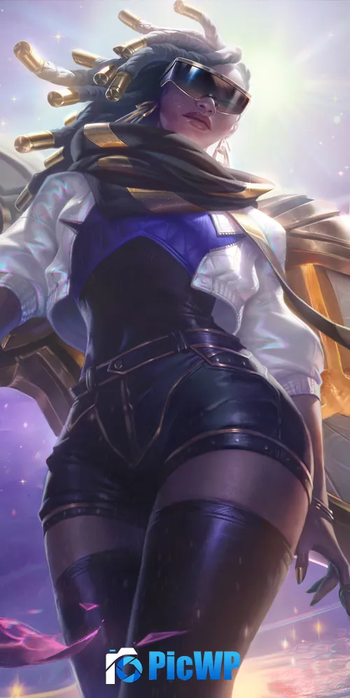 Senna League of Legends 3K Mobile Wallpaper