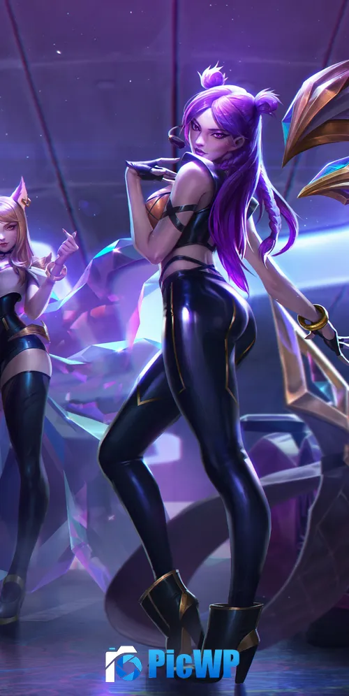 KDA K-pop 3K Mobile Wallpaper