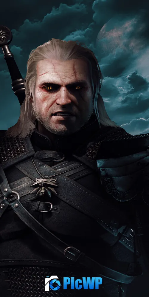 The Witcher 3 Geralt of Rivia 3K Mobile Wallpaper