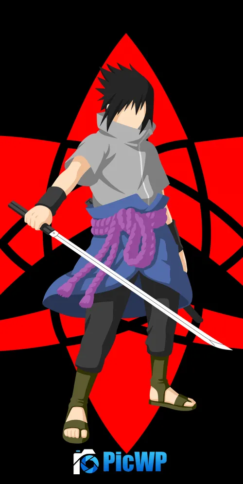 Sasuke Uchiha Mangekyo Sharingan 3K Mobile Wallpaper