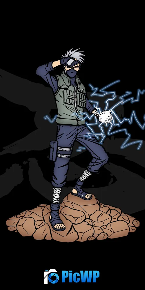 Kakashi Hatake Raikiri 3K Mobile Wallpaper