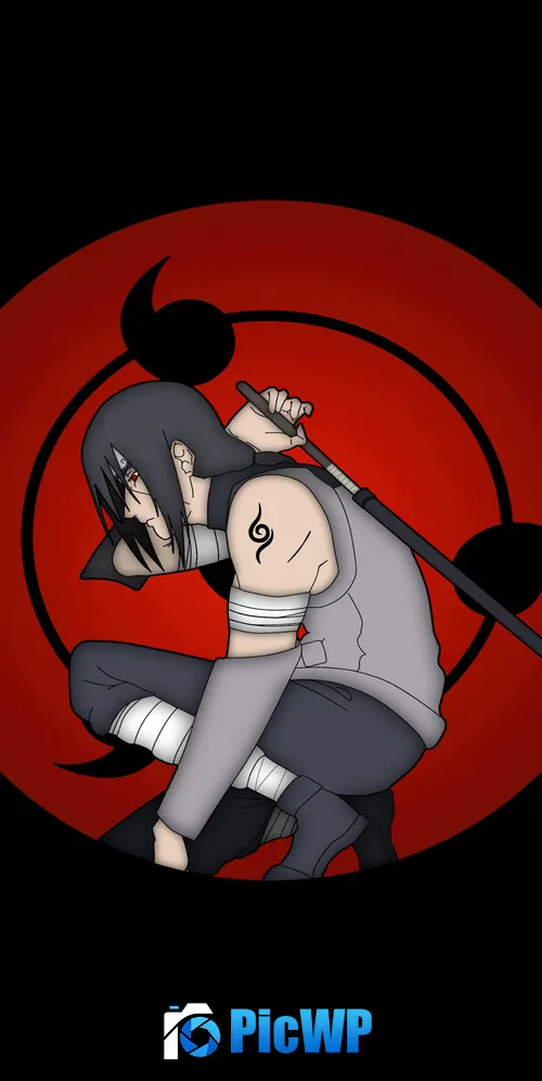Itachi Uchiha Mangekyo Sharingan 3K Mobile Wallpaper