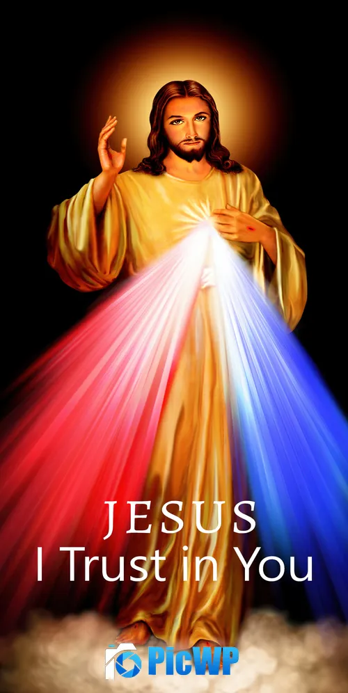 Jesus I Trust In You 3K Mobile Wallpaper