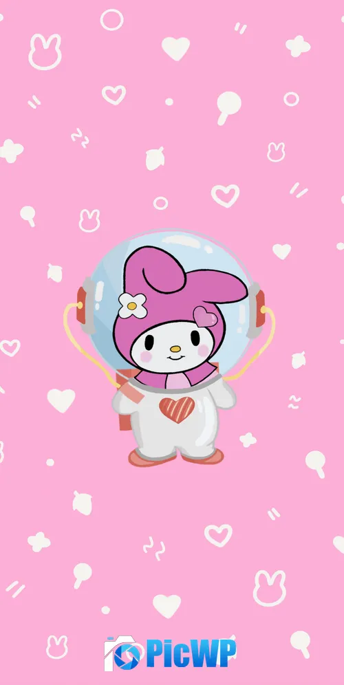 My Melody 3K Mobile Wallpaper