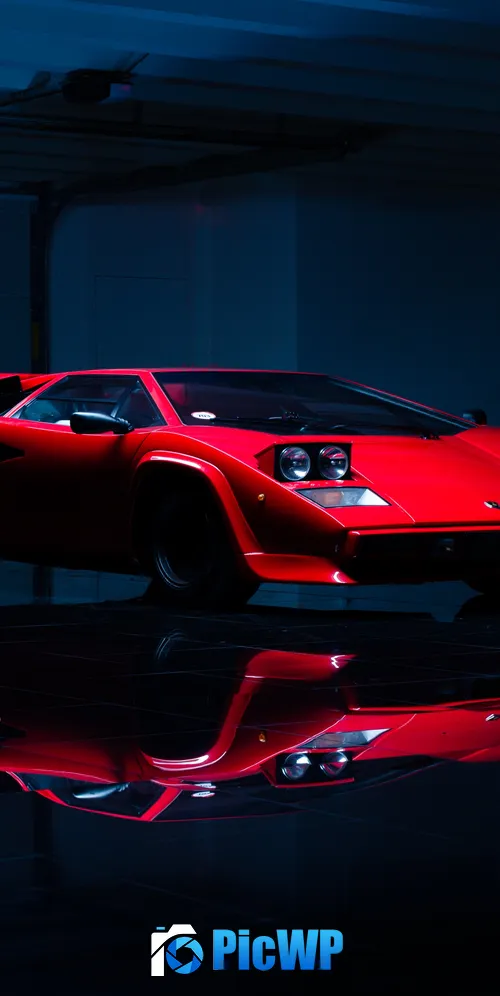 Lamborghini Countach Classic cars 3K Mobile Wallpaper