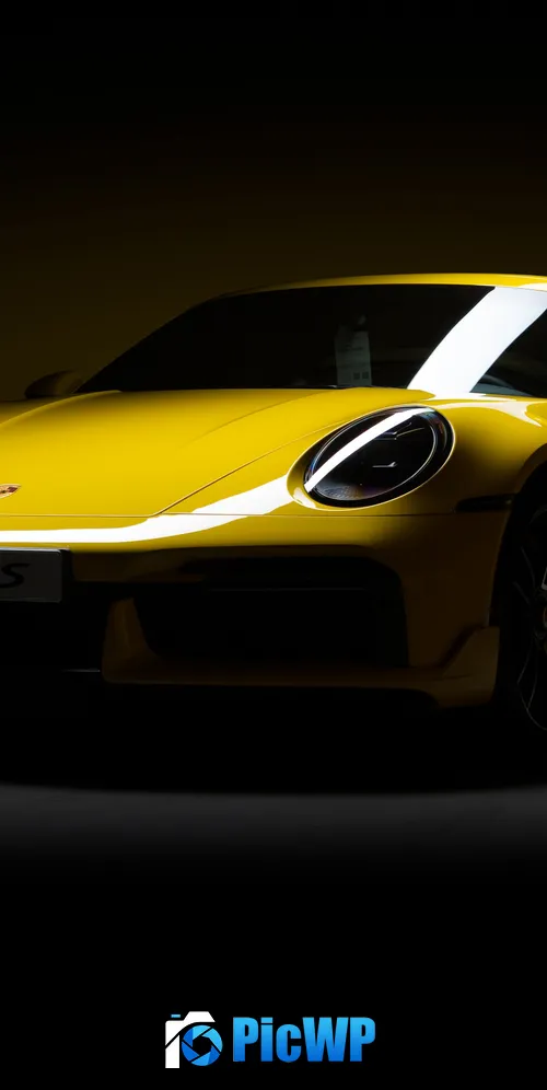 Porsche 911 Turbo S CGI 3K Mobile Wallpaper