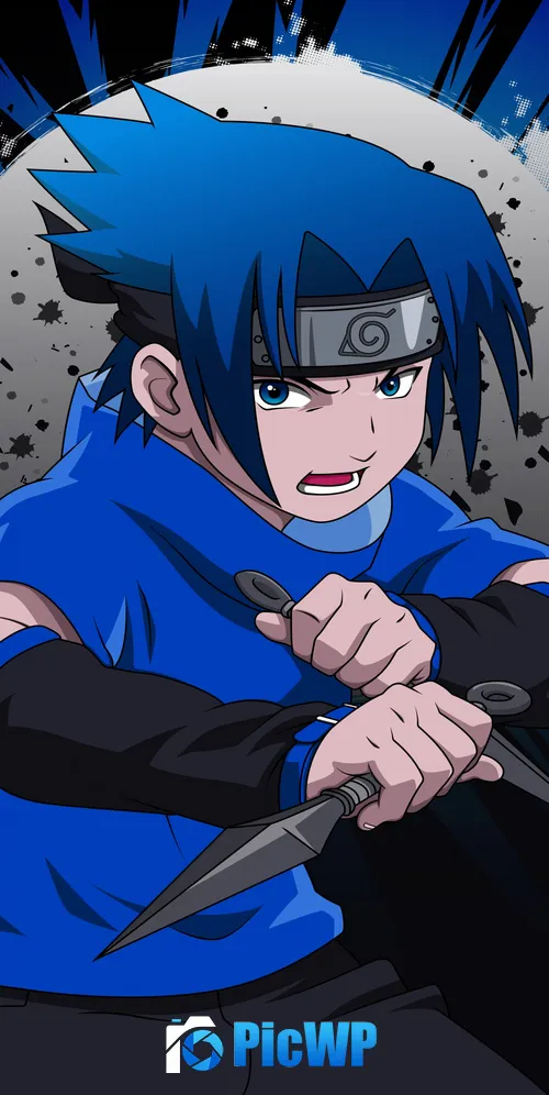 Sasuke Uchiha Cartoon 3K Mobile Wallpaper
