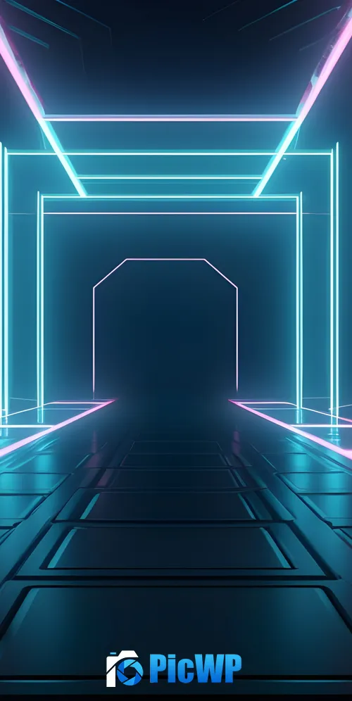 Cyberpunk Neon Lights 3K Mobile Wallpaper