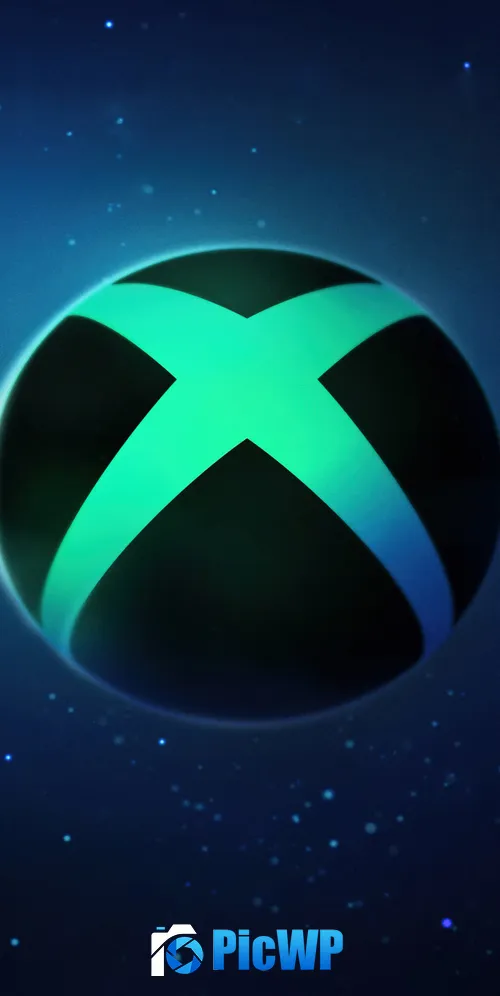 Xbox logo Dark blue 3K Mobile Wallpaper
