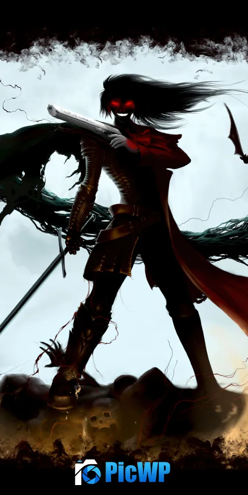 Monster Alucard 3K Mobile Wallpaper
