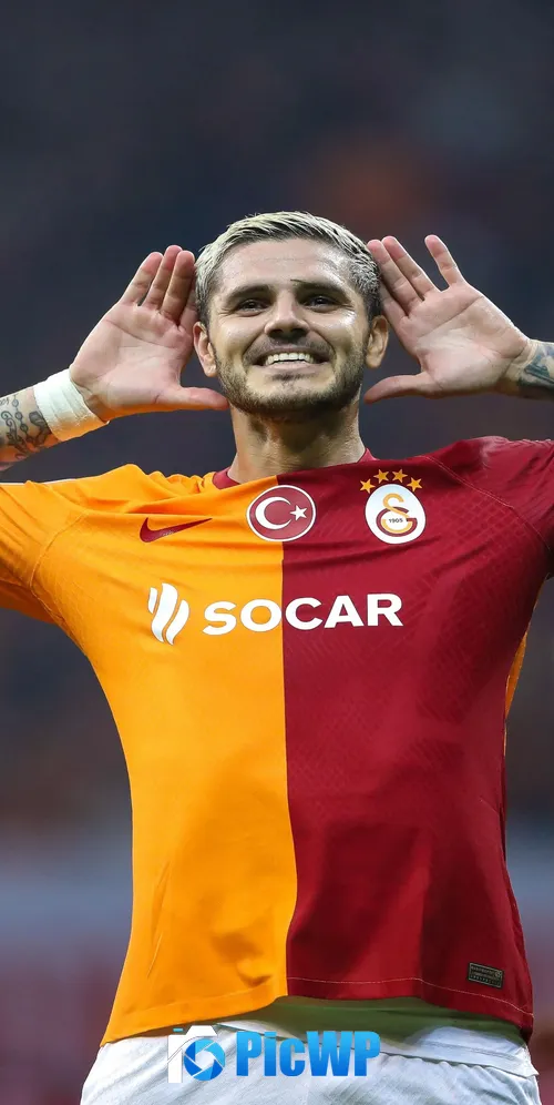 Mauro Icardi Galatasaray 3K Mobile Wallpaper