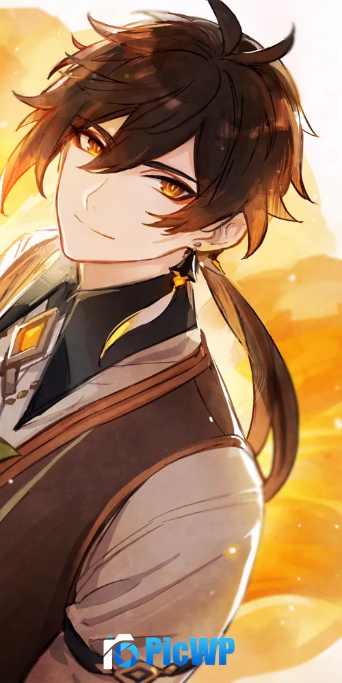 Genshin Impact Zhongli 3K Mobile Wallpaper