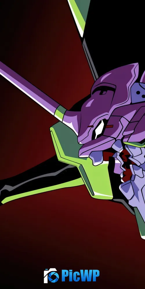 Eva Unit 01 in Neon Genesis Evangelion 3K Mobile Wallpaper