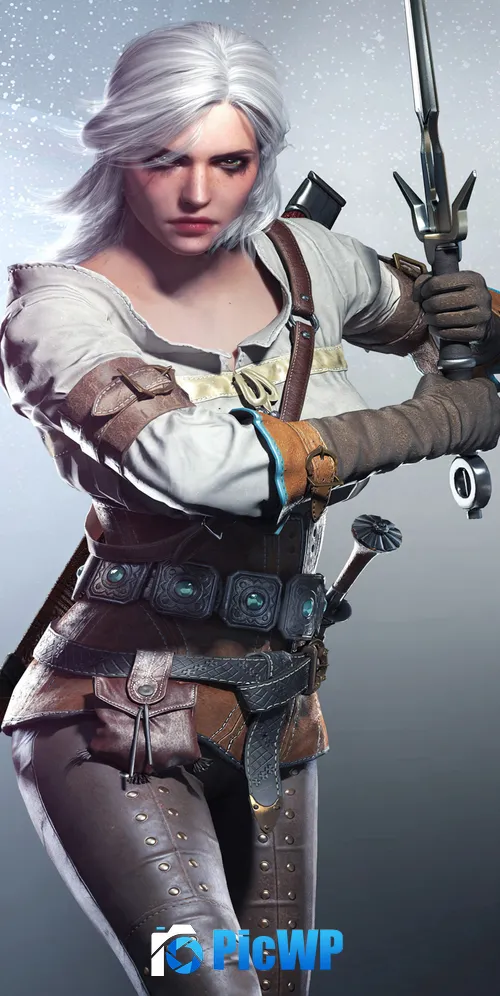 Ciri The Witcher 3 Wild Hunt 3K Mobile Wallpaper