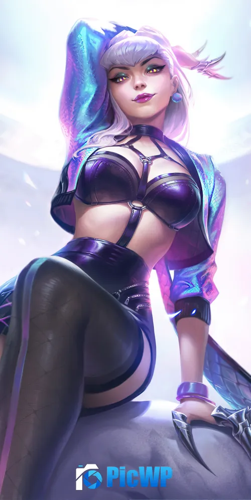 KDA ALL OUT Evelynn K-pop 3K Mobile Wallpaper