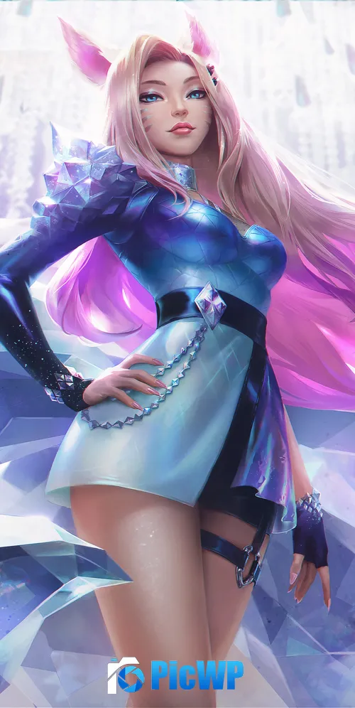 Ahri KDA LOL 3K Mobile Wallpaper