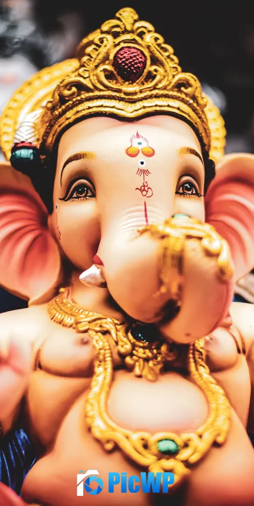 Ganapati Bappa Lord Vinayak 3K Mobile Wallpaper