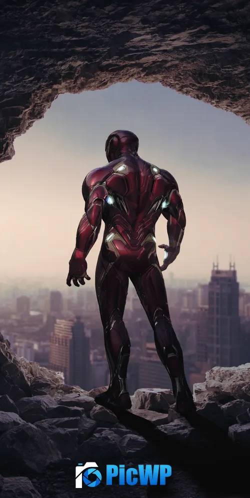 Iron Man Cave 3K Mobile Wallpaper