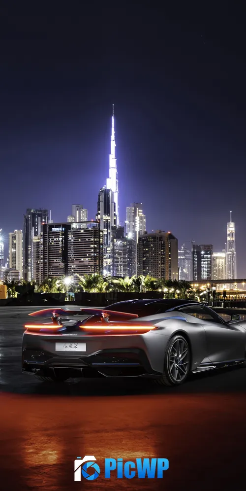 Pininfarina Battista Dubai 3K Mobile Wallpaper