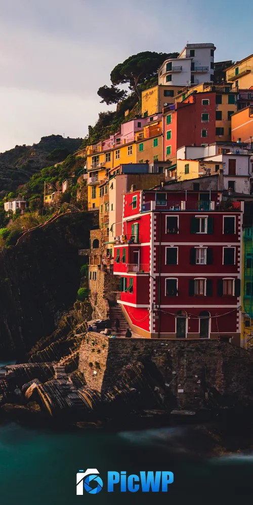 Riomaggiore Village 3K Mobile Wallpaper