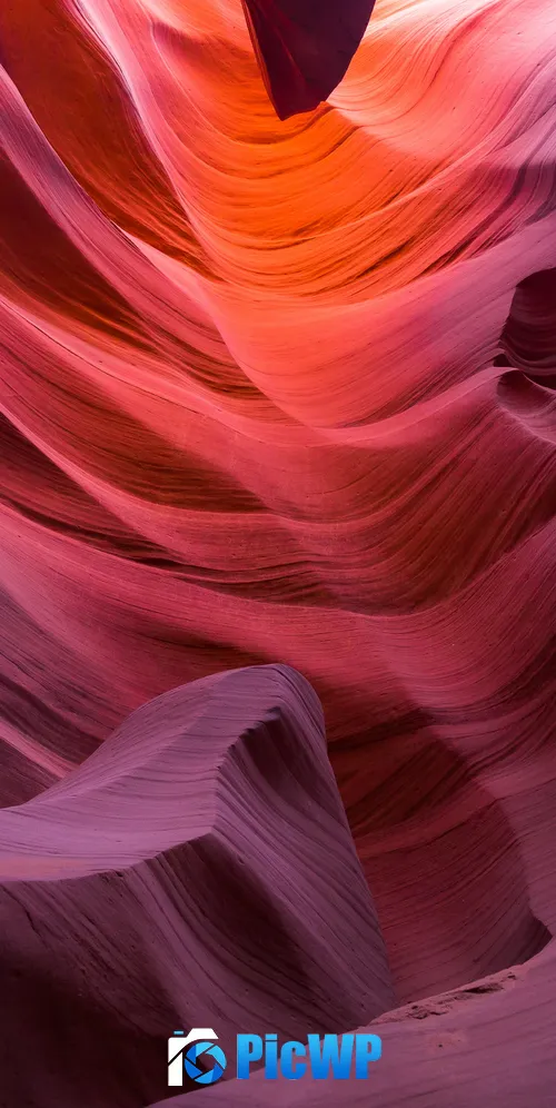 Lower Antelope Canyon Rock formation 3K Mobile Wallpaper