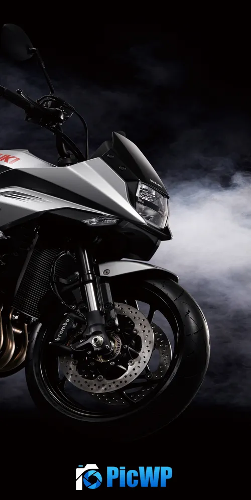 Suzuki GSX-S1000S Katana Black background 3K Mobile Wallpaper