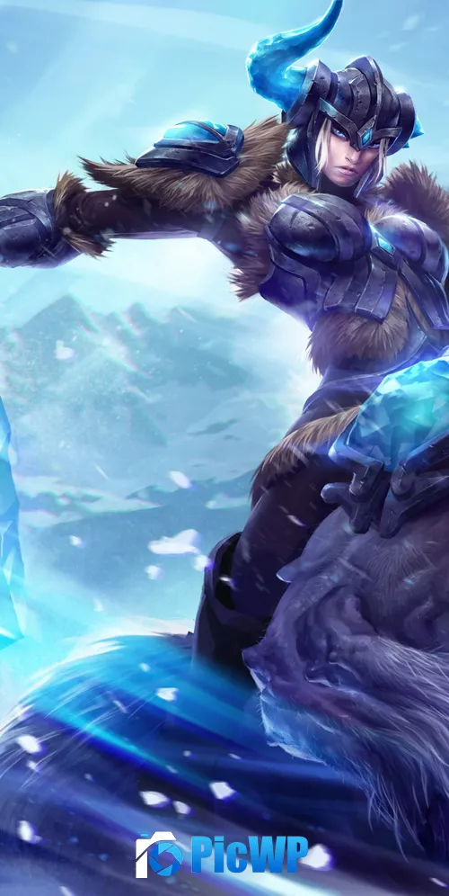 League of Legends Sejuani (LoL) 3K Mobile Wallpaper