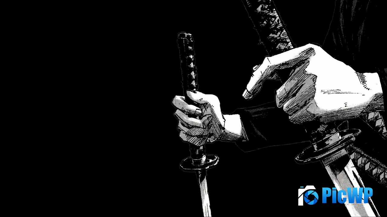 Miyamoto Musashi Katana 4K PC Wallpaper