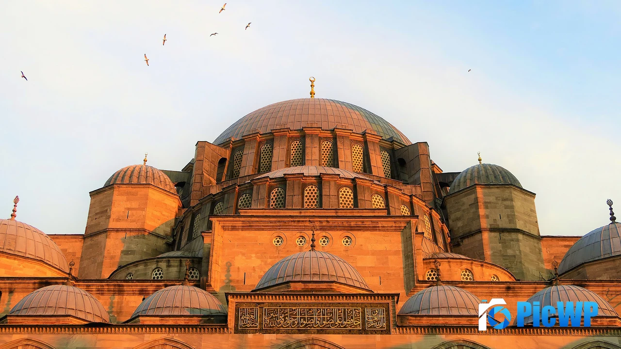 New Mosque Istanbul 4K PC Wallpaper