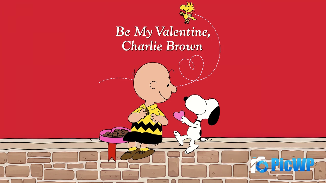 Be My Valentine Charlie Brown 4K PC Wallpaper